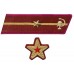 БРИГАДНЫЙ КОМИССАР, БРИГВРАЧ, БРИГВЕТВРАЧ, БРИГВОЕНЮРИСТ войск НКВД, петлицы и нарукавные знаки обр. 1935/36 г..